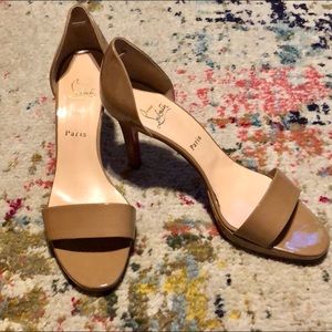 Christian Louboutin Camel Minipass Pumps